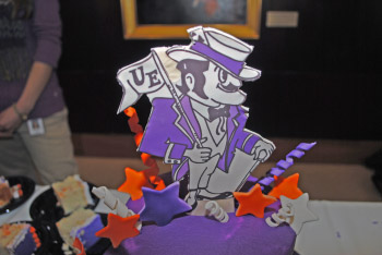 Ace Purple Birthday Cake Topper