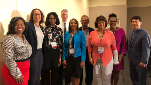 Robert Dion with Civil Rights Commissioners