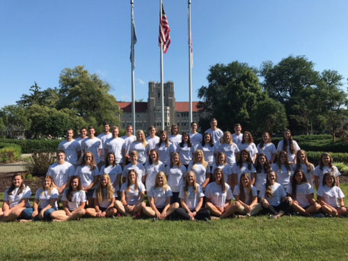 Class of 2020 on UE front lawn