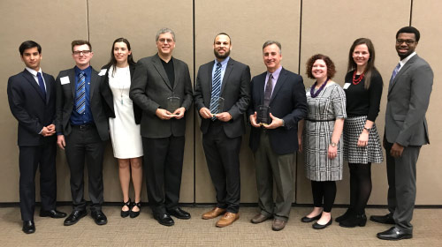 Delta Sigma Pi Students and Award Winners