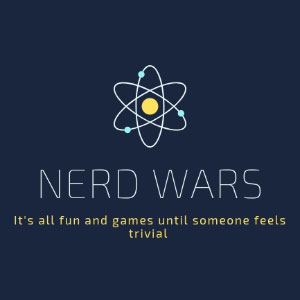 Nerd Wars logo. It's all fun and games until someone feels trivial.