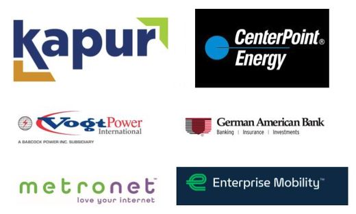 Kapur, Centerpoint Energy, Vogt Power, German American Bank, Metronet, and Enterprise Mobility