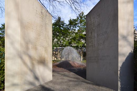 weeping basketball memorial.