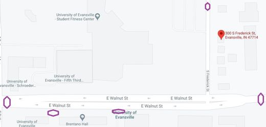 parking restriction map.