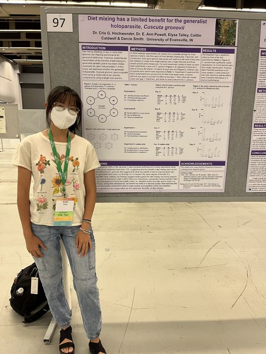 Biology student presents research at international conference