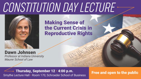 Constitution Day Lecture flyer