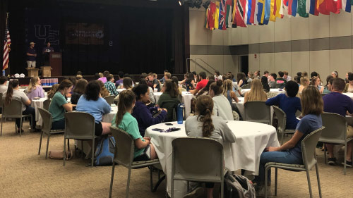 Attendees at the Honors Banquet