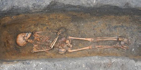 Black Death Skeleton